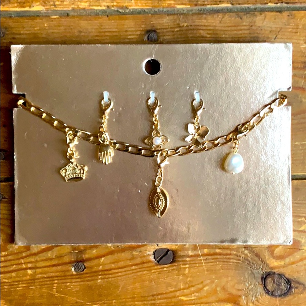 Free People Royal Charm Necklace, NWT